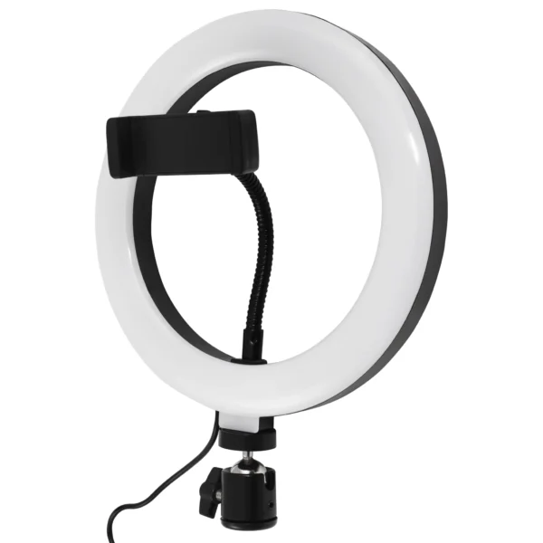 LED Ringleuchte für Smartphone,  Ø20 cm, 3 Lichtfarben,