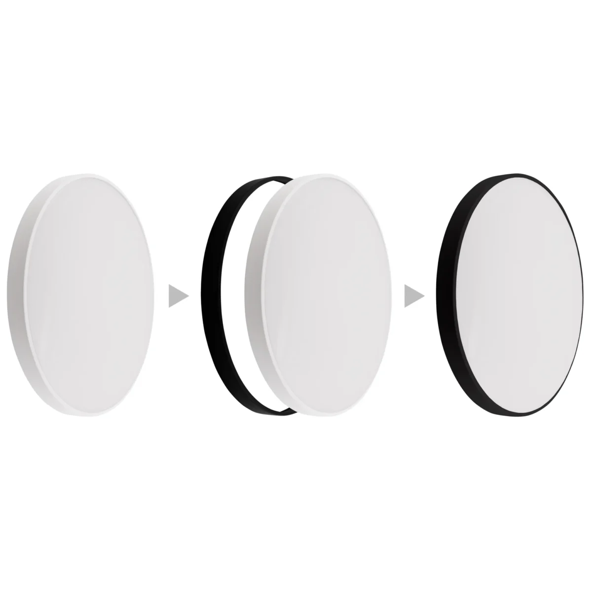 LED-Deckenleuchte McShine "LD-BW", 18W, 1950lm, Ø25cm, 3000K, warmweiß – Bild 2