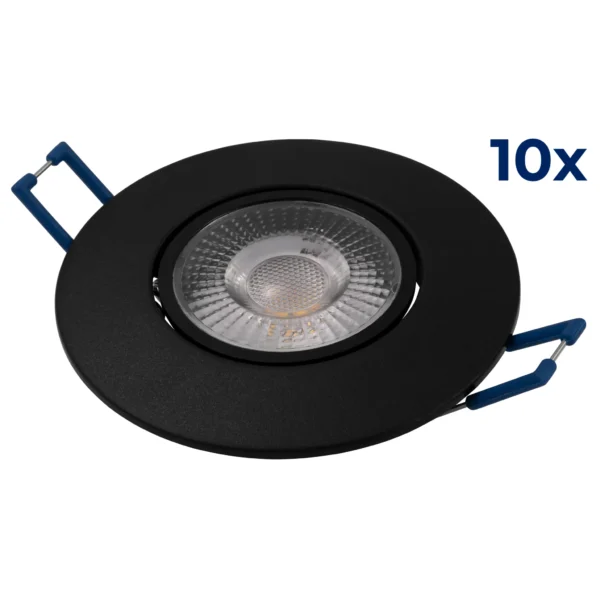 LED-Einbauleuchte McShine "EL-313C" 4,5W, 450lm, CCT 3000-4000-6000K, 10er-Pack