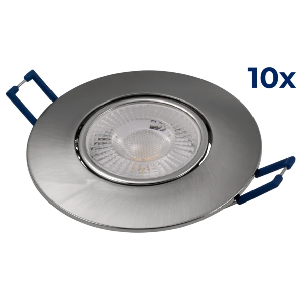 LED-Einbauleuchte McShine "EL-313C" 4,5W, 450lm, CCT 3000-4000-6000K, 10er-Pack