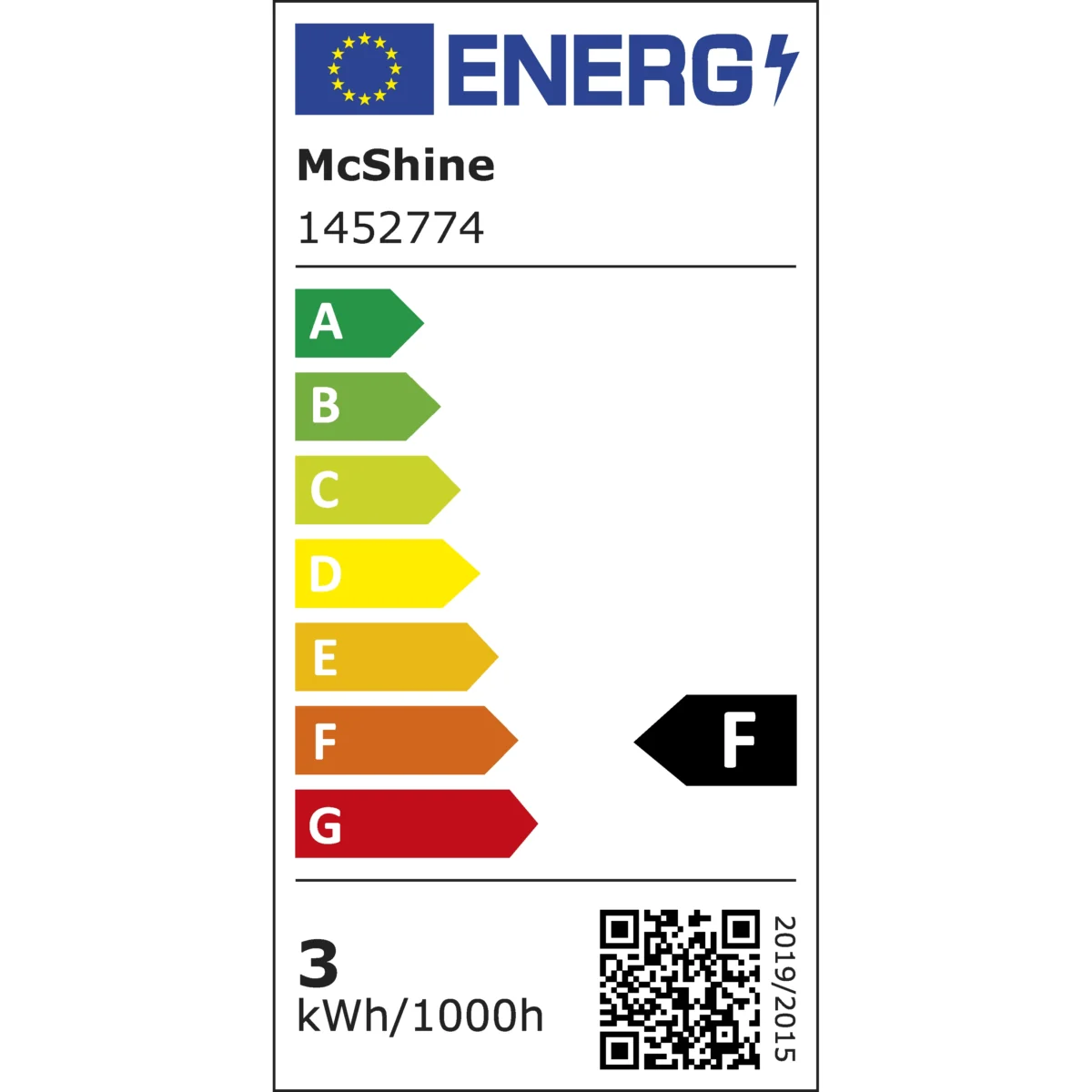 Einbauleuchten-Set McShine, 10xRahmen, 10xLED-Modul, 3W, 265lm, 230V, weiß – Bild 6