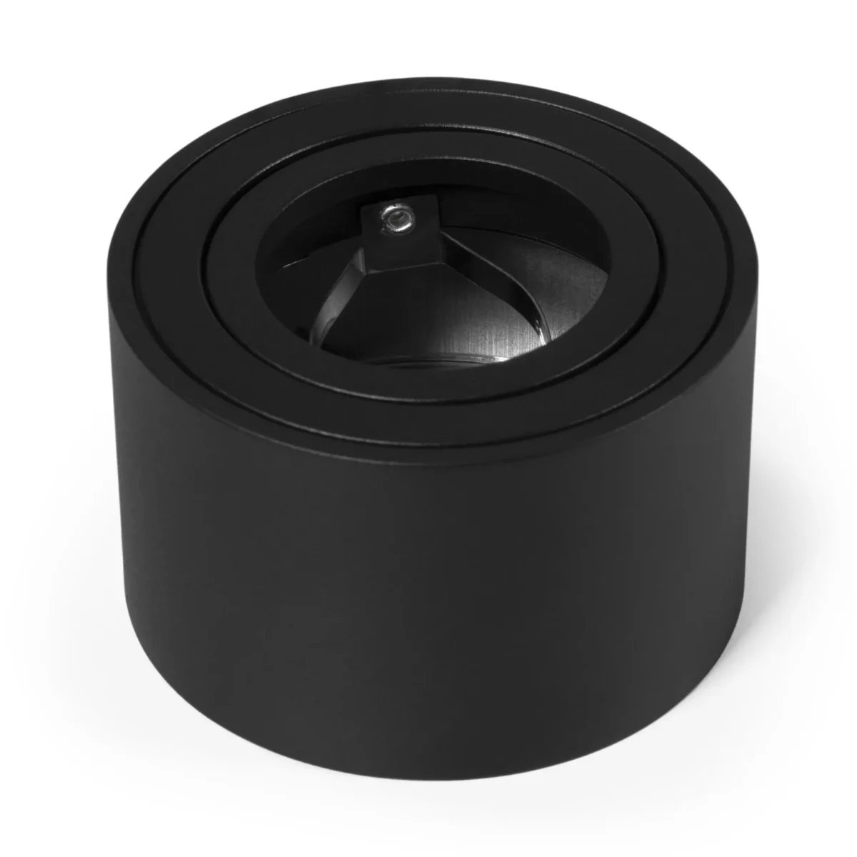 Aufbaurahmen McShine "KL-10" rund, schwenkbar, schwarz, ØxH 80x50mm – Bild 1