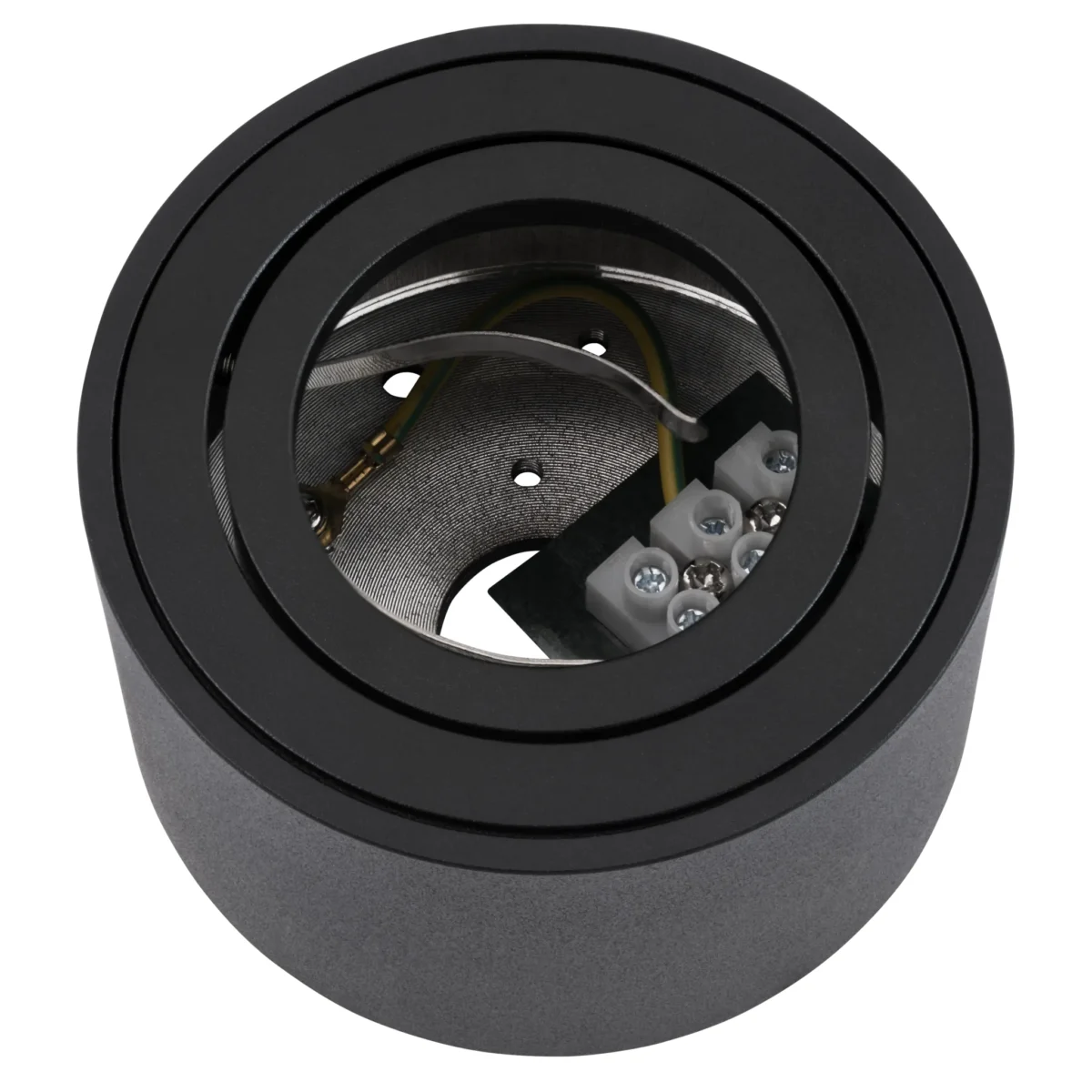 Aufbaurahmen McShine "KL-10" rund, schwenkbar, schwarz, ØxH 80x50mm – Bild 3