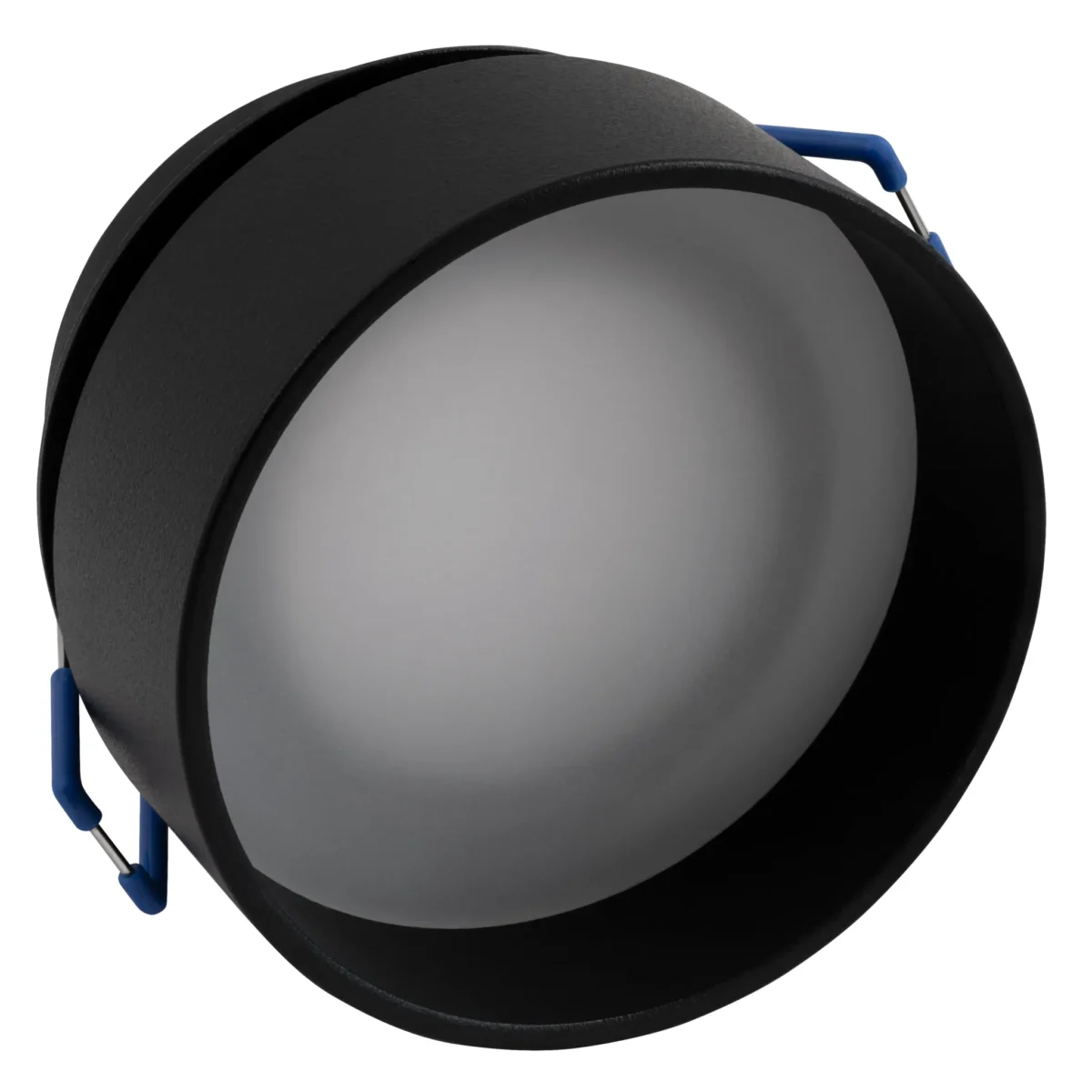 Einbaurahmen McShine "DL-21" rund, mit Frontglas, schwarz – Bild 2