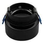 Einbaurahmen McShine "DL-21" rund, mit Frontglas, schwarz – Bild 3
