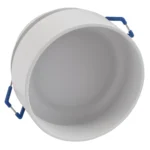 Einbaurahmen McShine "DL-21" rund, mit Frontglas, weiß – Bild 2