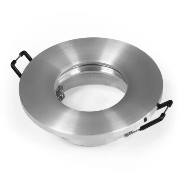 Einbaurahmen McShine "W-30" rund, IP44, Edelstahl gebürstet