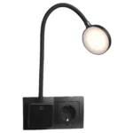 LED-Steckdosenleuchte EINLICHT "Halo" 3,3W, 438lm, step-dimmbar, warmweiß – Bild 3