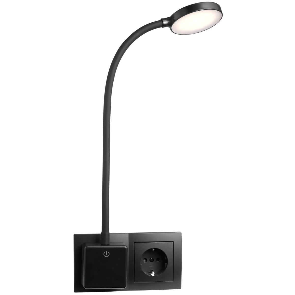 LED-Steckdosenleuchte EINLICHT "Halo" 3,3W, 438lm, step-dimmbar, warmweiß – Bild 4