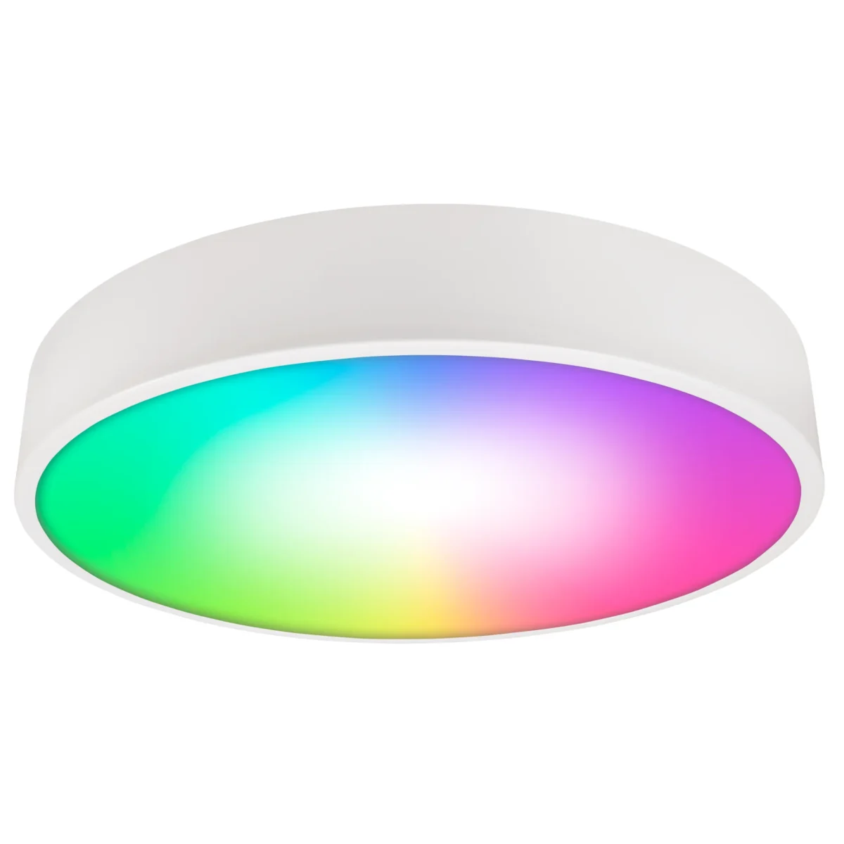 Wifi LED-Deckenleuchte McShine 35W, 4.450lm, Ø40cm, CCT+RGB, weiß – Bild 1