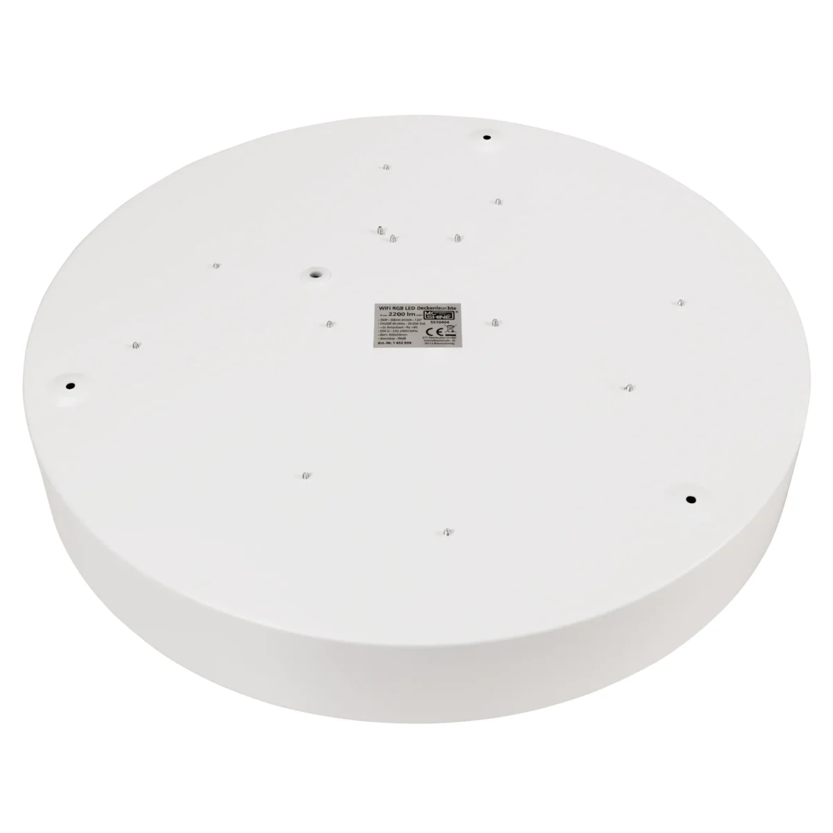 Wifi LED-Deckenleuchte McShine 35W, 4.450lm, Ø40cm, CCT+RGB, weiß – Bild 5