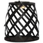 LED Solar-Laterne "Calabria", 18,5x20cm, warmweiß, 20lm, schwarz