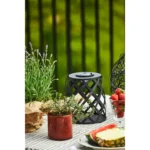 LED Solar-Laterne "Calabria", 18,5x20cm, warmweiß, 20lm, schwarz – Bild 3