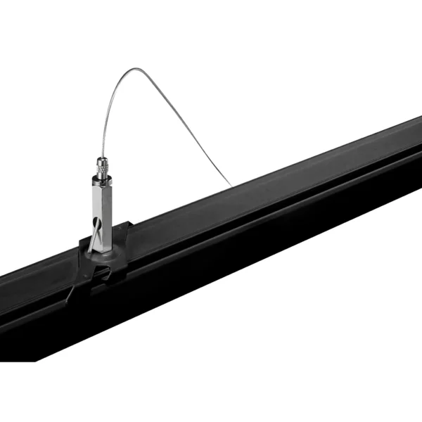 Aufhänge-Set "SPS2" für 3-Phasen-Schienensystem, 8m Stahlseil, schwarz