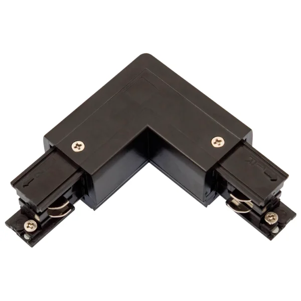 Einspeiser-Steckverbinder "SPS2" für 3-Phasen-Schienensystem, L Links, schwarz