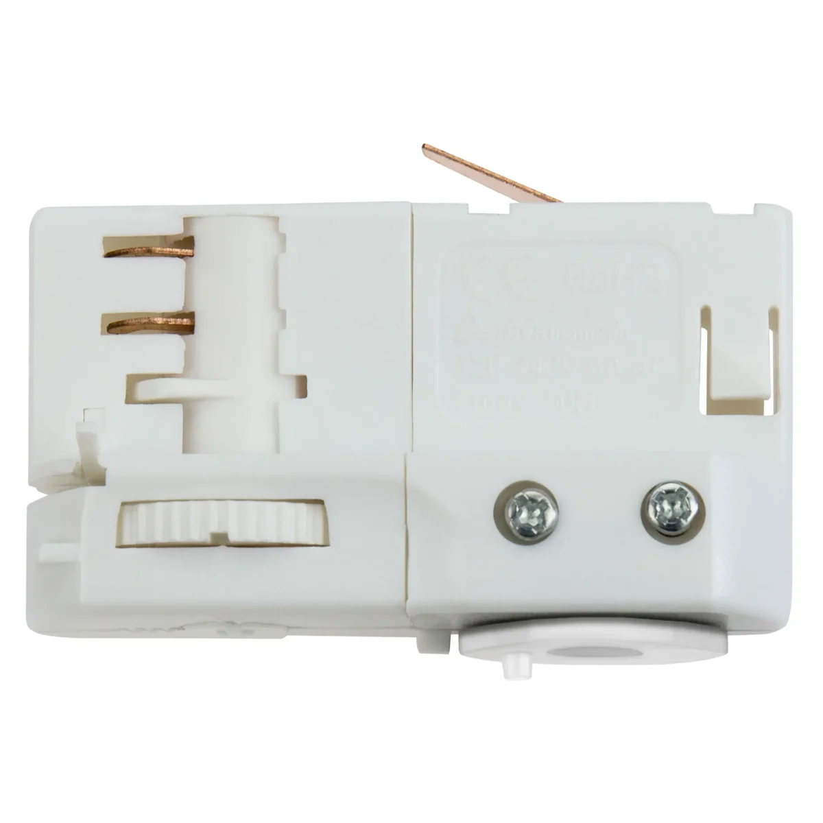 Leuchten-Adapter "SPS2" für 3-Phasen-Schienensystem, weiß – Bild 1