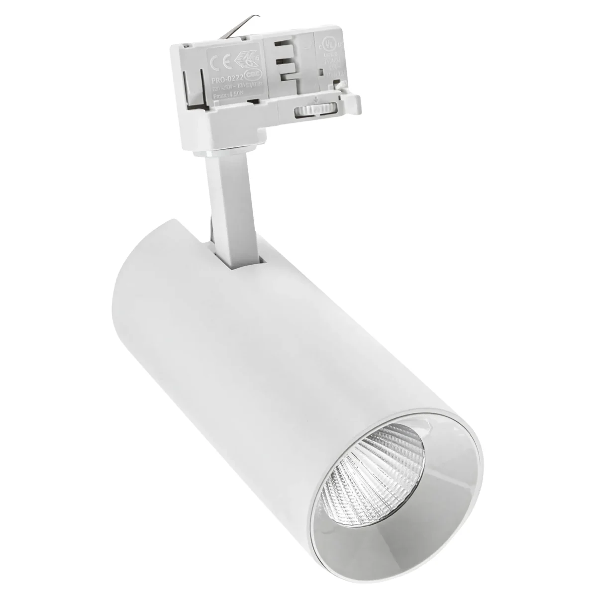 LED Stromschienenstrahler "Andromeda", 25W, 2.650lm, neutralweiß, weiß – Bild 1