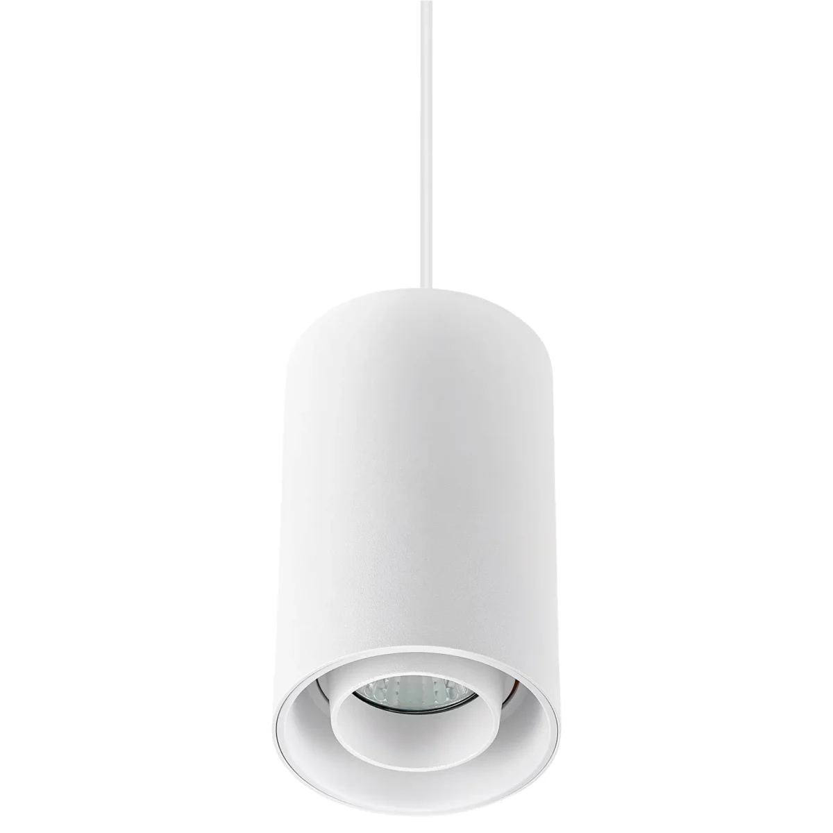 GU10 Strahler "Chloe", 250V, IP20, 80x130mm, rund, weiß – Bild 1