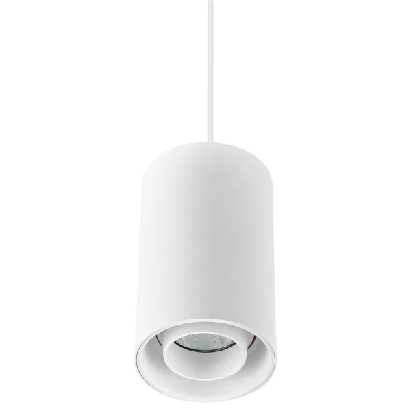 GU10 Strahler "Chloe", 250V, IP20, 80x130mm, rund, weiß
