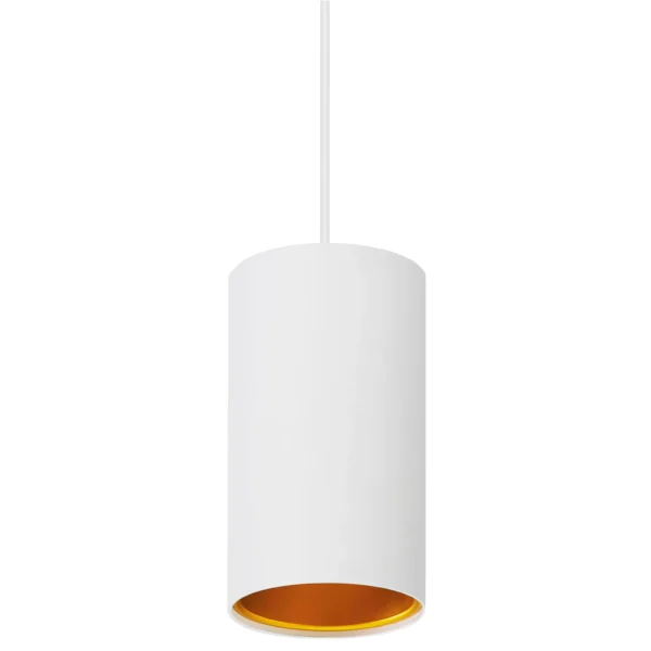 GU10 Strahler "Chloe", 250V, IP20, 70x128mm, weiß/gold