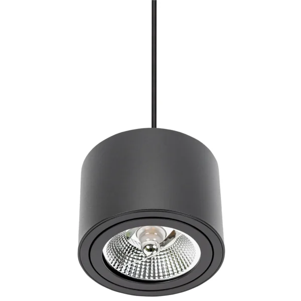 AR111 GU10 Strahler "Chloe", 250V, IP20, 139x100mm, rund, schwarz