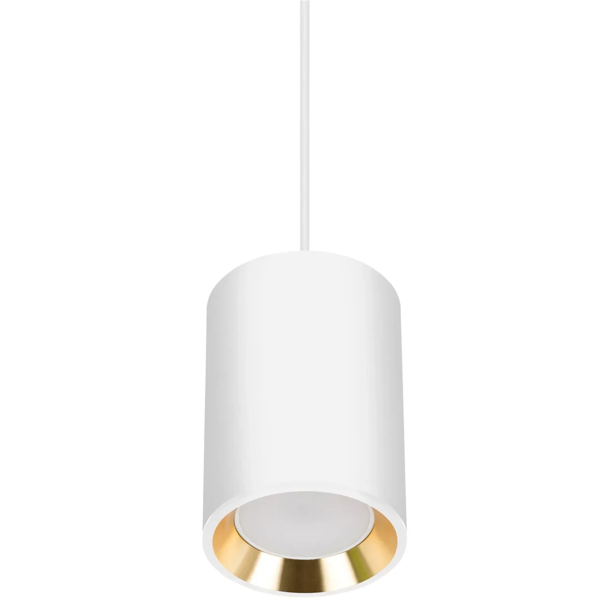 GU10 Strahler "Chloe Mini", 250V, IP20, 70x100mm, weiß/gold – Bild 1