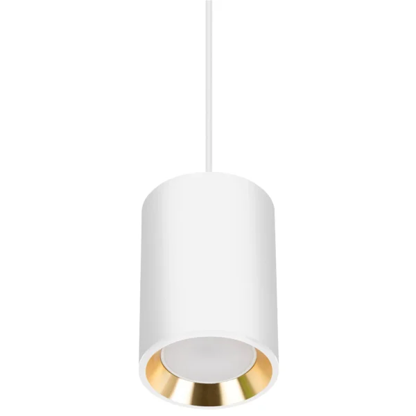 GU10 Strahler "Chloe Mini", 250V, IP20, 70x100mm, weiß/gold
