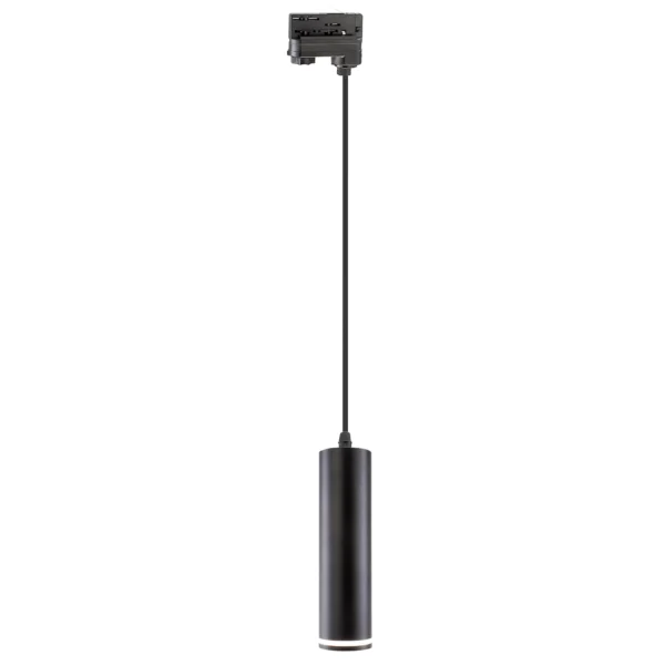 GU10 Strahler "Madara Mini Ring", 230V, IP20, 55x200mm, inkl. 1m Kabel, schwarz