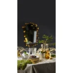 LED-Lichterbündel "Dew Drops", silber,3V, warmweiß, 80 LED's, 10 Stränge,10x80cm – Bild 3