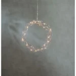 LED-Dekoleuchte "Curly", Metall, 0.06W, 3V, ,33 lm, warmweiß, 30 LED's, 30x30cm – Bild 2