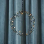 LED-Dekoleuchte "Curly", Metall, 0.6W, 3V, 33 lm, warmweiß, 30 LED's, 30x30cm – Bild 2