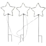 LED-Lichtstern "Neonstar", 3 Stück, 0.06W, 12V, 216 LED's, 220x60cm, schwarz – Bild 2