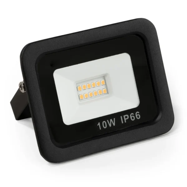 LED-Außenstrahler McShine "Slim" 10W, 850 Lumen, IP66, 3000K, warmweiß