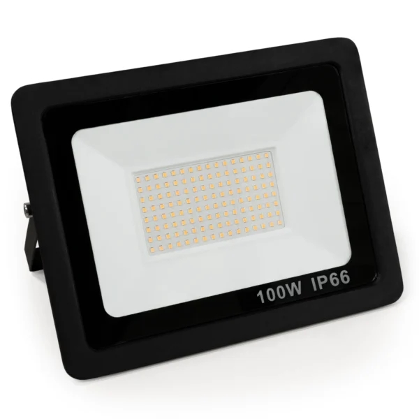 LED-Außenstrahler McShine "Slim" 100W, 8500 Lumen, IP66, 3000K, warmweiß