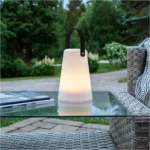 LED Deko-Leuchte "Linterna", BxHxT 14x20x14cm, IP44, warmweiß – Bild 2