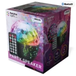 Lautsprecher mit Licht- Projektor, Bluetooth, Fernbedienung, USB, inkl. Kabel – Bild 3