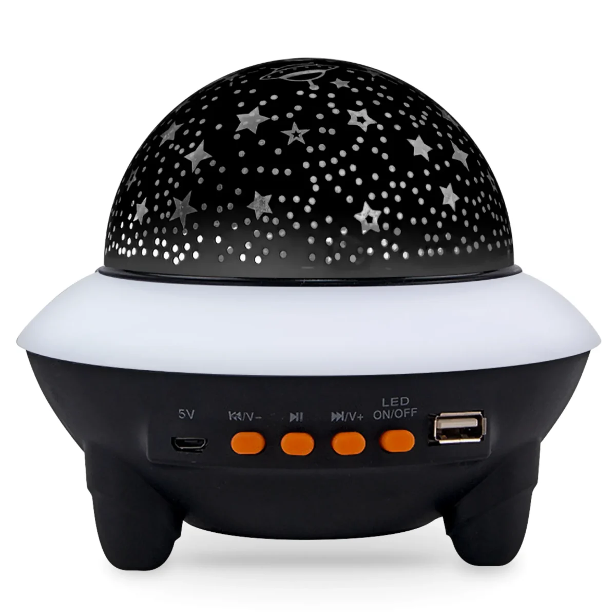 Lautsprecher mit Projektor "UFO", Bluetooth, Fernbedienung, inkl. Kabel – Bild 2