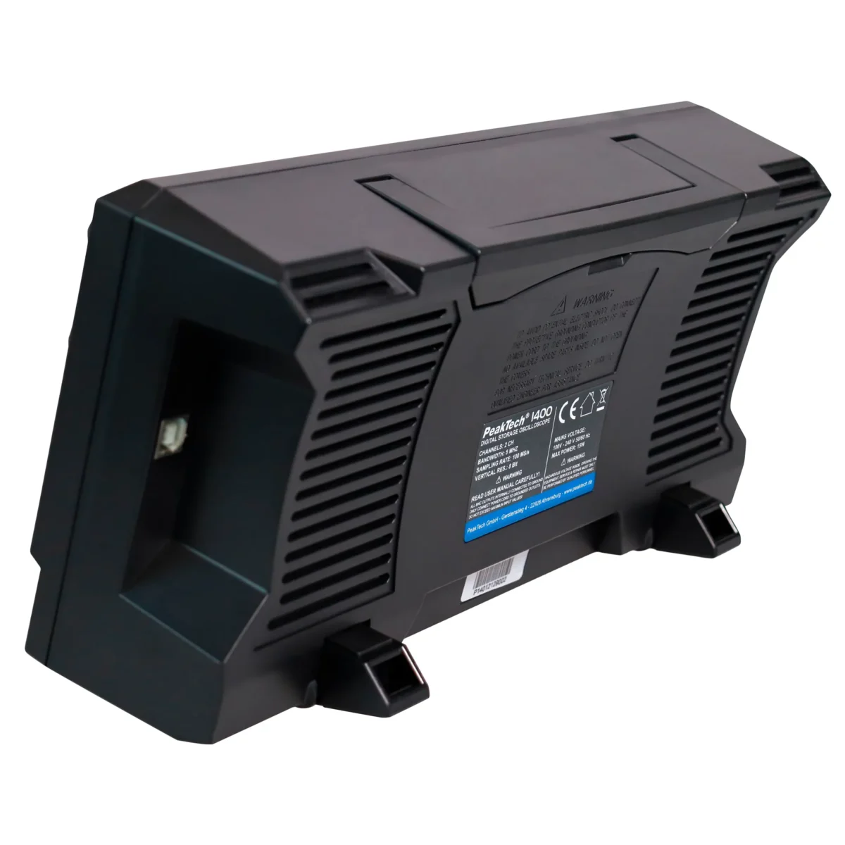 Digital Speicher- Oszilloskop PeakTech "P1400", 5 MHz, 2CH, 100 MS/s – Bild 4