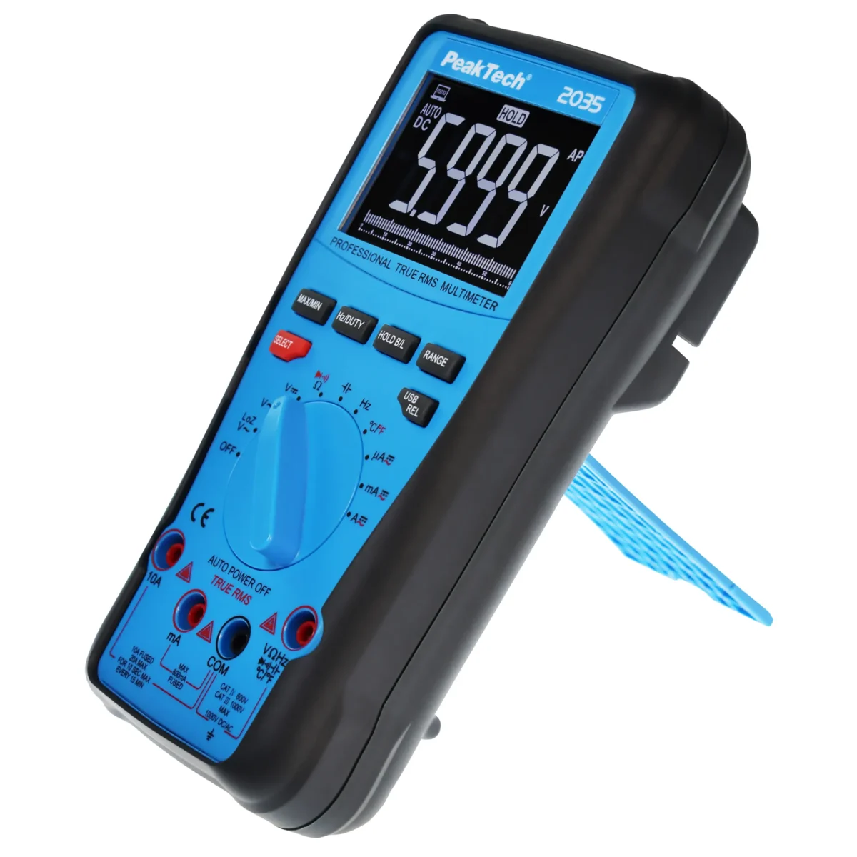 Digital Multimeter PeakTech "P2035", 6000 Counts, 1000V, True RMS, USB – Bild 2