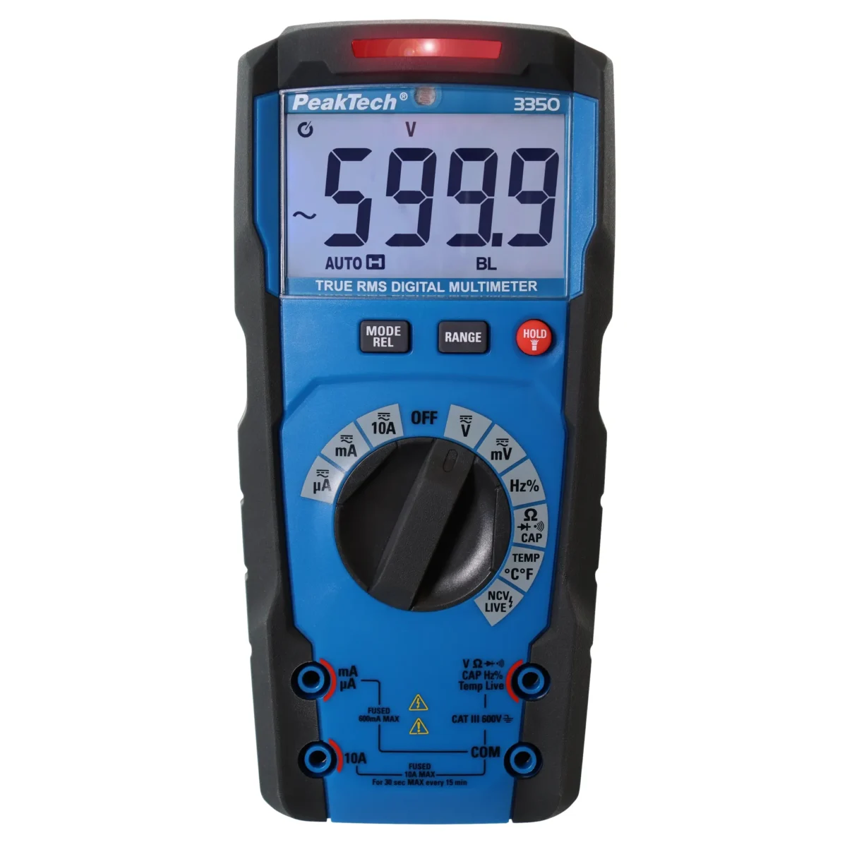 Digital Multimeter PeakTech "P3349", 6000 Counts, 600V, True RMS, Auto Range – Bild 1