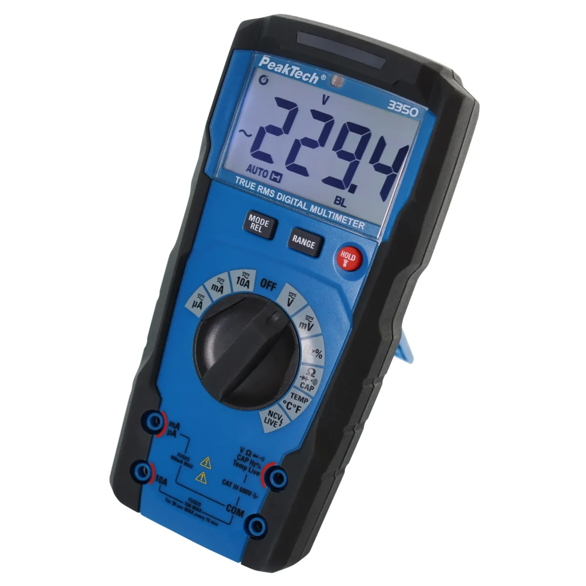 Digital Multimeter PeakTech "P3349", 6000 Counts, 600V, True RMS, Auto Range – Bild 2