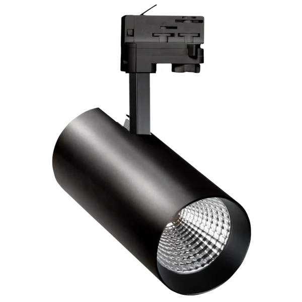 LED-Stromschienenstrahler "BRANTA", schwenkbar, 19W, 230V, schwarz, 2660lm