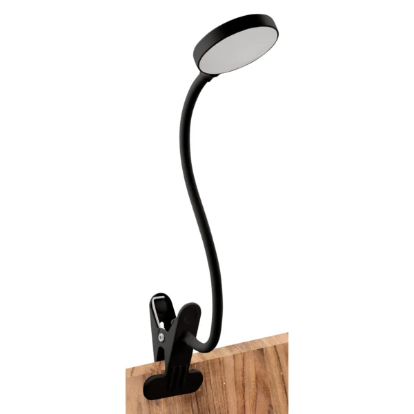 LED-Klemmleuchte EINLICHT "Halo" 3,3W, 438lm, step-dimmbar, warmweiß