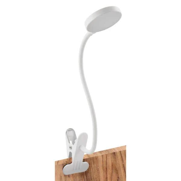 LED-Klemmleuchte EINLICHT "Halo" 3,3W, 438lm, step-dimmbar, warmweiß