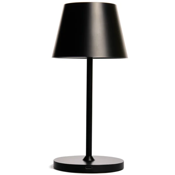LED-Tischleuchte ROLF KERN „Club Mini“ 25cm, schwarz, Akku, dimmbar