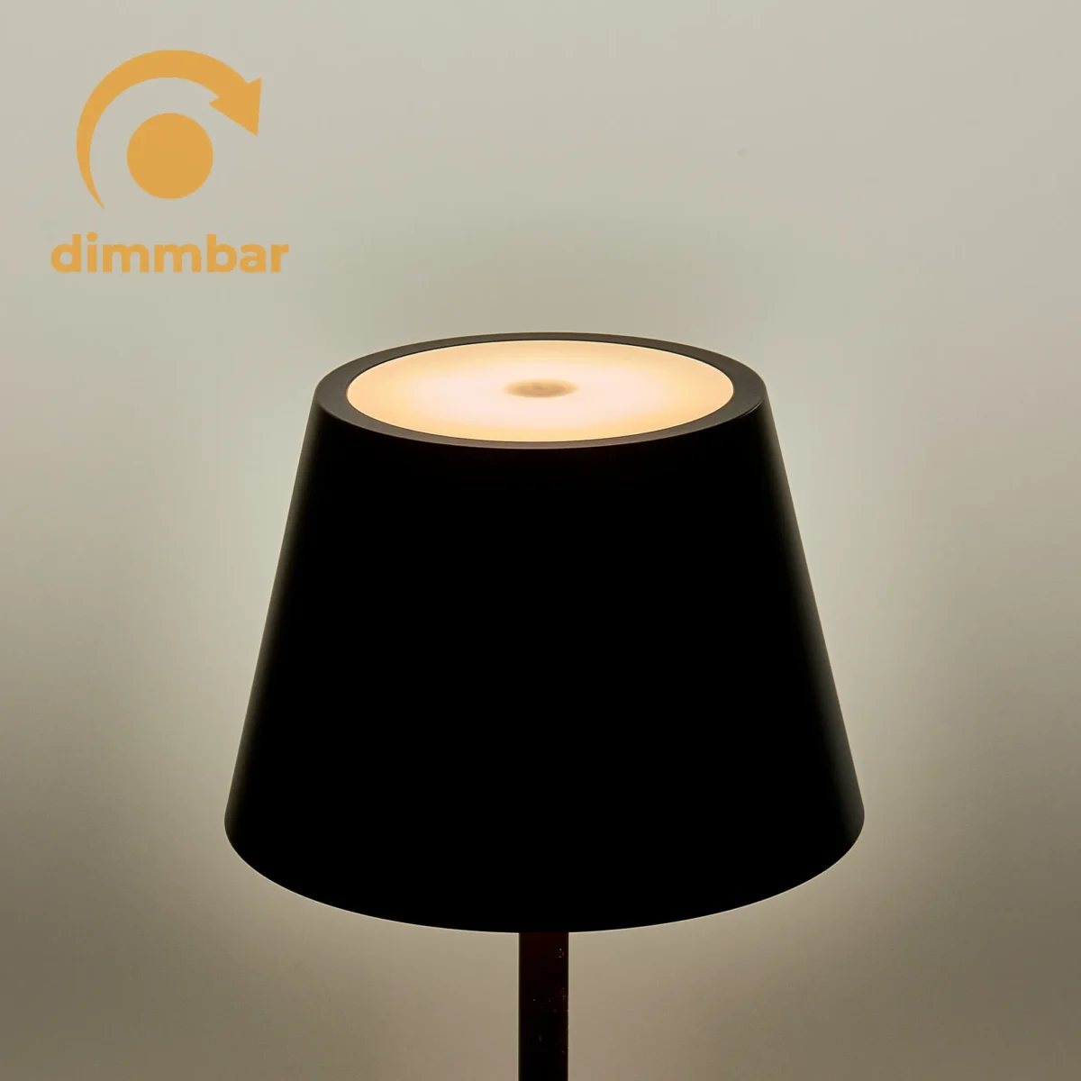 LED-Tischleuchte ROLF KERN „Club Mini“ 25cm, schwarz, Akku, dimmbar – Bild 3