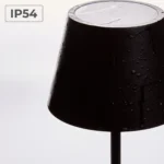 LED-Tischleuchte ROLF KERN „Club Mini“ 25cm, schwarz, Akku, dimmbar – Bild 4