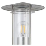 Wandleuchte EGLO "Lisio", Edelstahl, E27, klares Glas – Bild 5