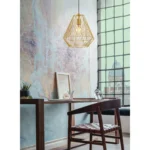 Hängeleuchte EGLO "Stype", E27, Stahl, gold, 110cm – Bild 2