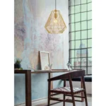 Hängeleuchte EGLO "Stype", E27, Stahl, gold, 110cm – Bild 4